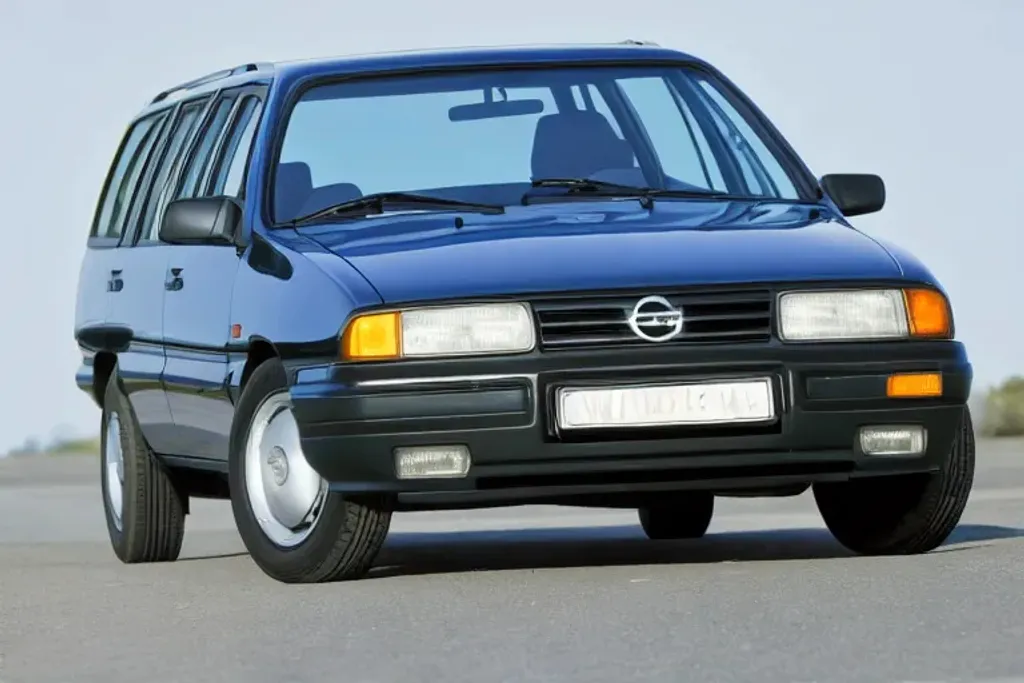 Prompt: An photograph of an 1992 Opel station wagon