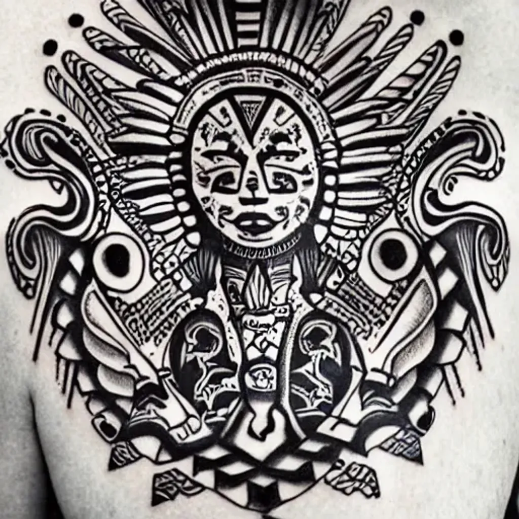 2,000+ Aztec Mayan Tattoos Stock Illustrations, Royalty-Free Vector  Graphics & Clip Art - iStock