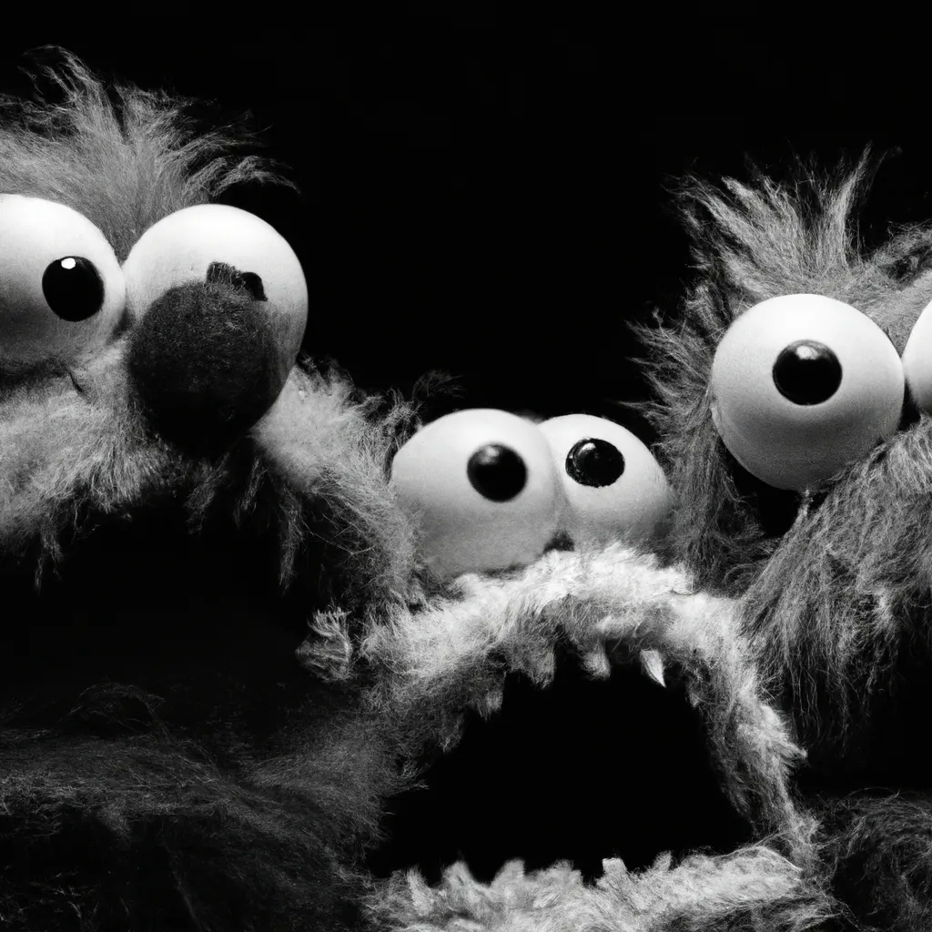 Prompt: Horror muppets