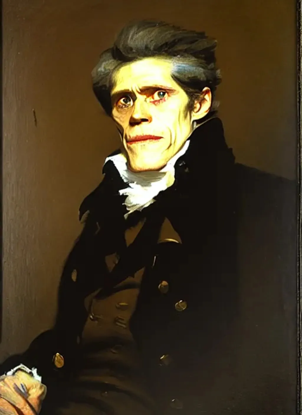 Portrait of Willem Dafoe by Gilbert Stuart | OpenArt