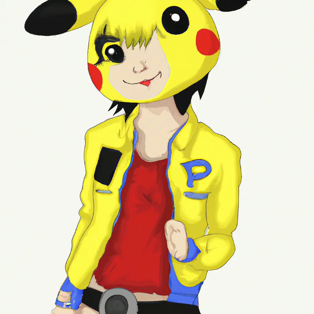 Prompt: Pikachu as a human