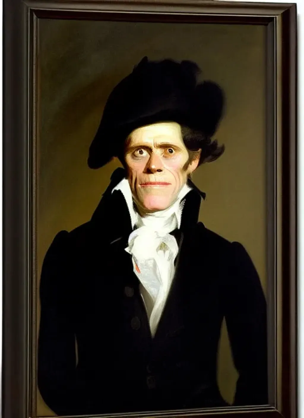 Portrait of Willem Dafoe by Gilbert Stuart | OpenArt