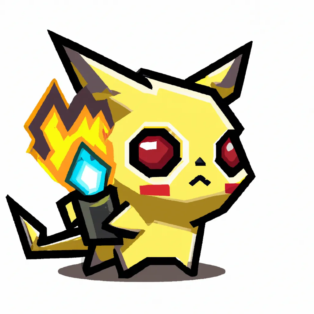 Pikachu as seer flash game art style | OpenArt