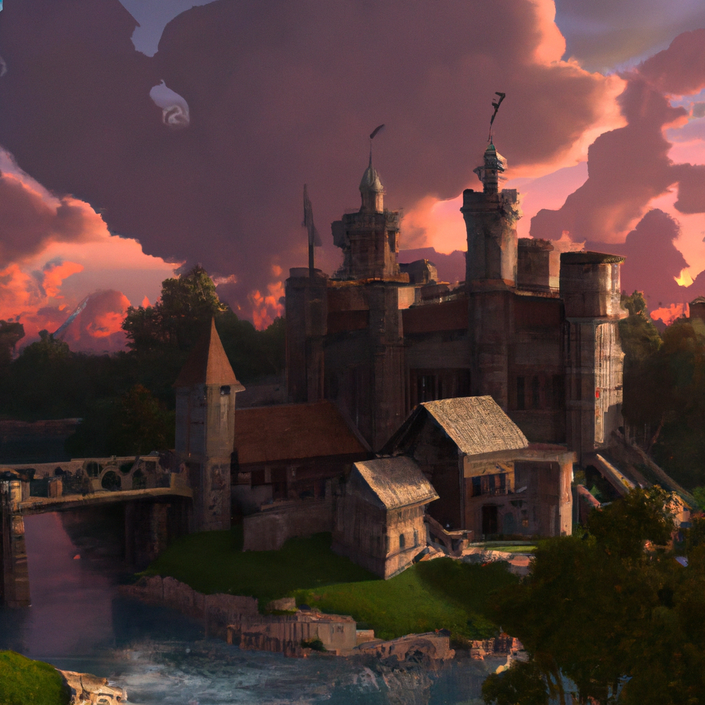 A Medieval Fantasy Castle By Richie Billing Suns Openart