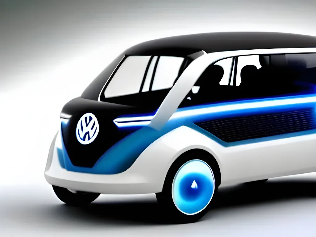 Prompt: Futuristic Volkswagen Vehicle