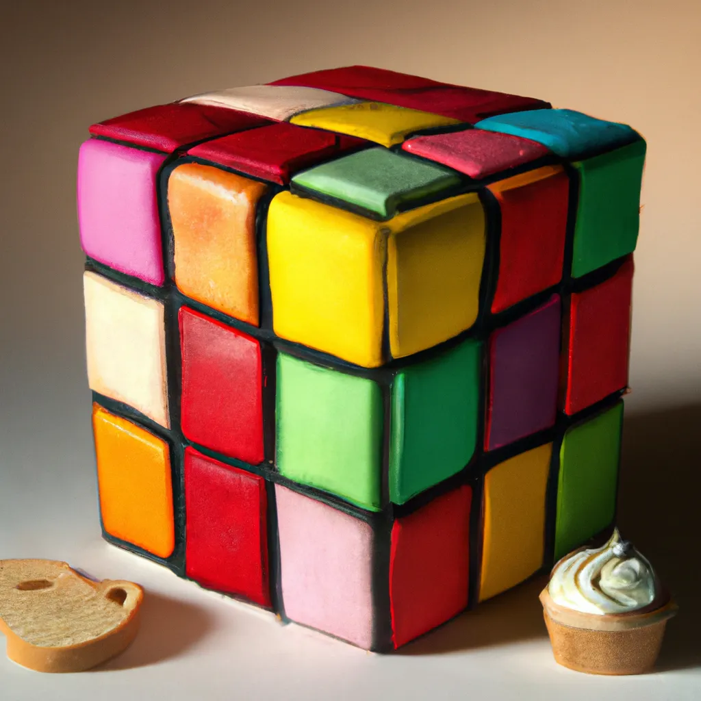 Here's a picture of my Rubik's Cube cake I made for my birthday. I like  baking and decided to challenge myself this year. : r/Cubers