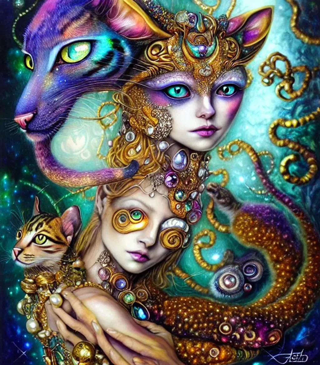 (( woman cherub shapeshifter by Daniel Merriam, Merr... OpenArt