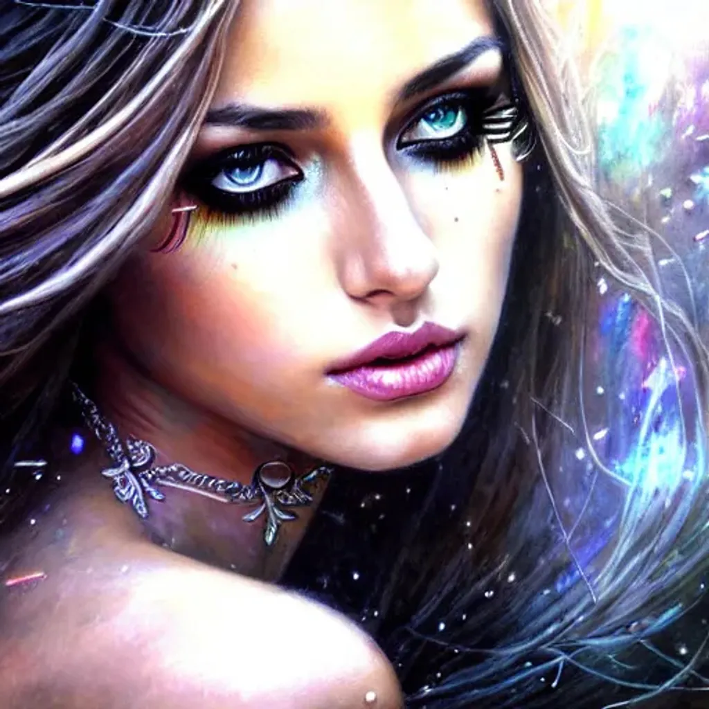 Beauty Queen Tanned Skin Heroine Mystic Silver R OpenArt beauty-queen-tanned-skin-heroine-mystic-silver-r-openart