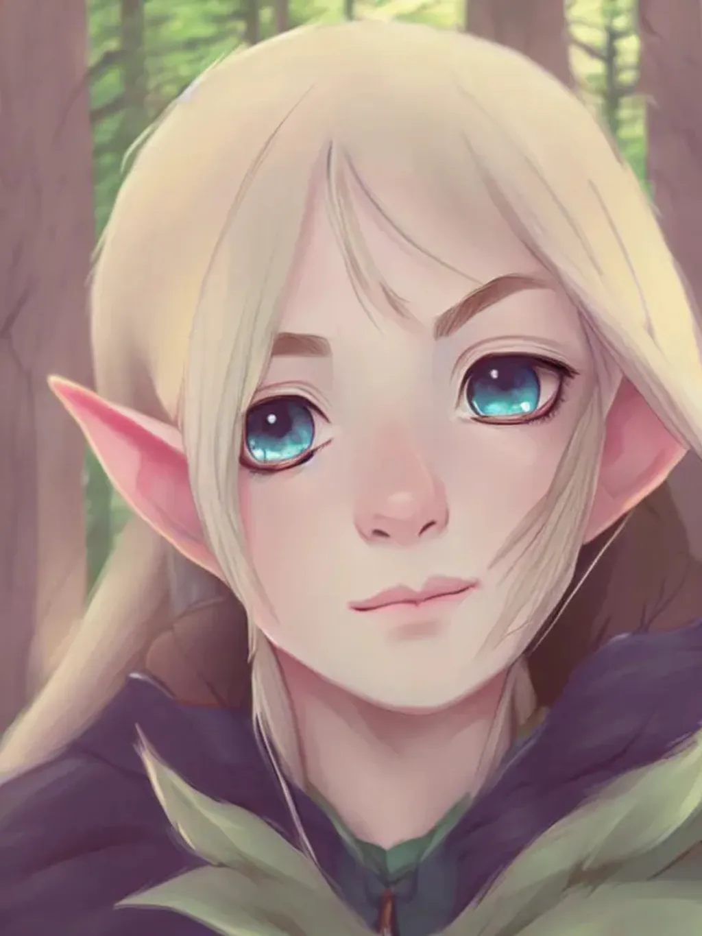 Prompt: small young beautiful female elf, long pointy ears, beautiful detailed face, small nose, small mouth, Art by Makoto Shinkai, some freckles, in a forest backround, beautiful face, Concept art by Shaddy
Safadi
