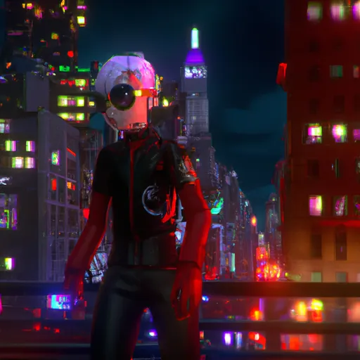 Prompt: Super heroe kid with a white mask in downtown new York at night. sharpen features  xd, hd, 8k  octane render  unreal engine, trending on artstation  blender  3d, dof, crystal clear  vaporware  sharp focus  high lod  futuristic  planeteer   steampunk  full of flowers and nature  gucci and victor  rolf fashion photo  dd  full body androgynousintricate, elaborate,walking in the city at night digital 