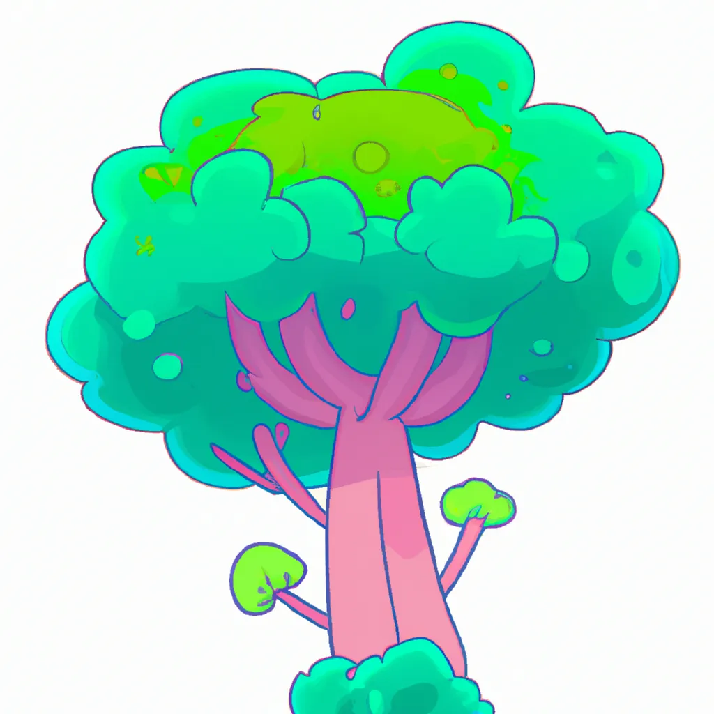 Prompt: tree in steven universe style