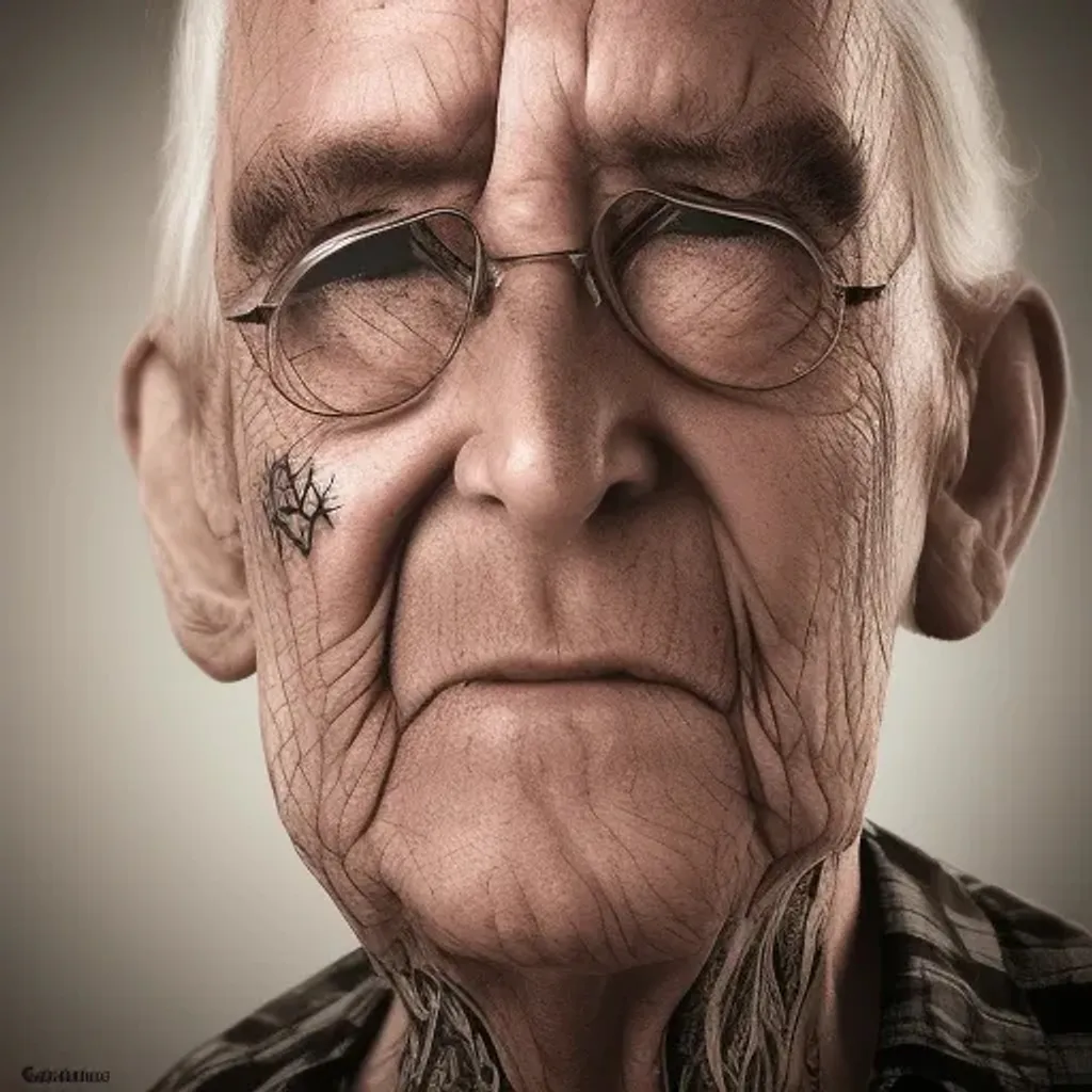 Prompt: old seniors retired people skateboarding with tattoos piercings digital art, 3 d high definition, trending on artstation, photorealistic, high resolution, 8 k, octane, hyper detailed, trending on deviantart insane details, intricate, elite, ornate, elegant trend, highly detailed and intricate, sharp focus, photography, unreal engine