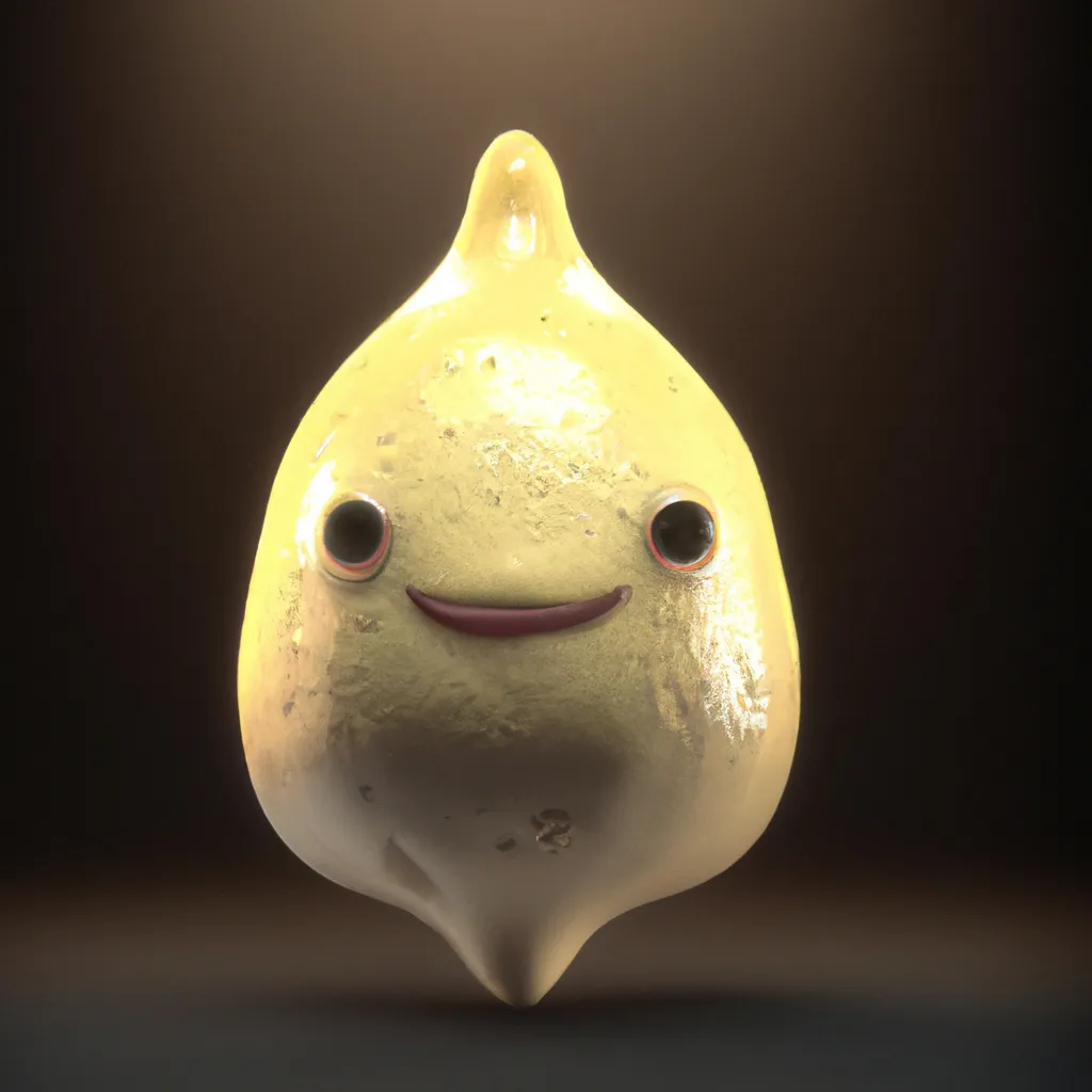 Prompt: A painting of a cute lemon character, design by cory loftis, fenghua zhong, ryohei hase, ismail inceoglu and ruan jia. volumetric light, detailed, rendered in octane, lots of texture, 8 k, cinematic, center in frame, symmetrical 