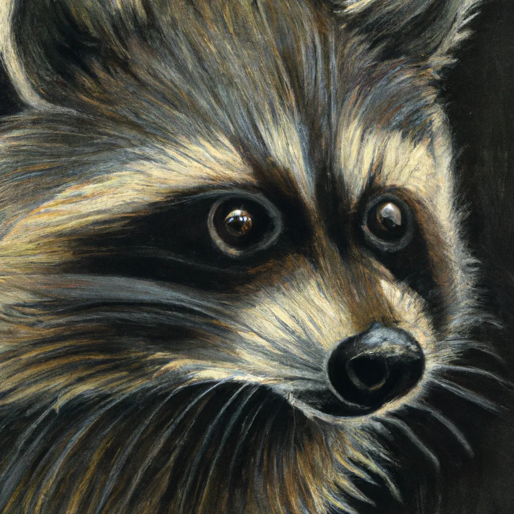 Ultra Realistic Raccoon By Frank Frazetta Openart