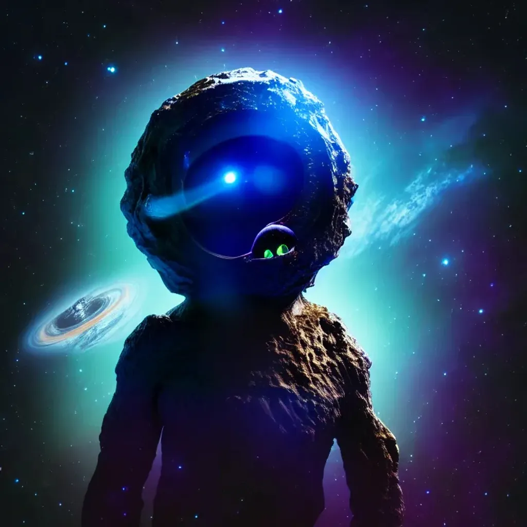 Prompt: Highly detailed  professional photo of  Space Monster 