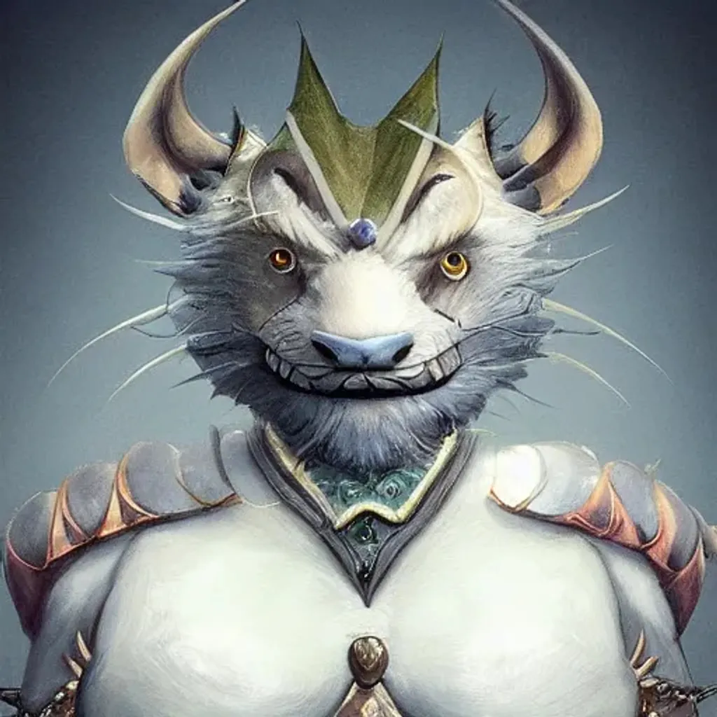 Prompt: Ultra high Quality photo |A cute little furry Visigoth is serving Dali and Escher and Klarwein posing as cute furry monster beasts | video game  character  | made out of flora fauna | fine details and expressions | Jumanji  movie | ultra high resolution octane  | midjourney | subject centered | photo realistic | adjusted aspect ratio | upscale | by Artgerm Artstation 