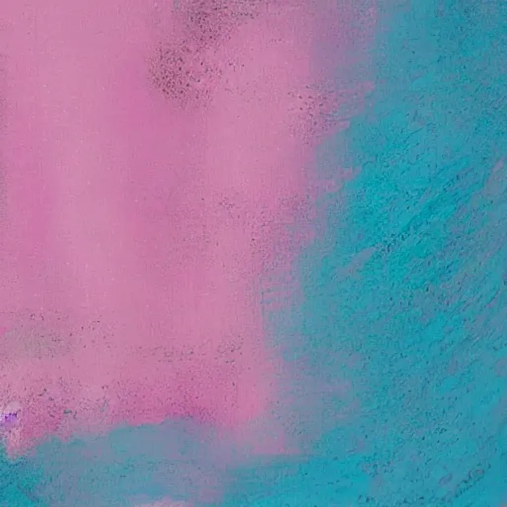 Prompt: cute pastel pink abstract art