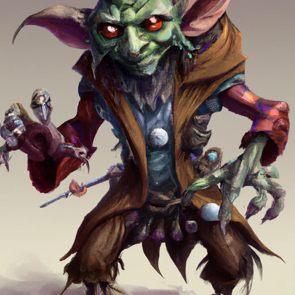 Prompt: A hyperdetailed toon character digital artwork of a hobgoblin in the style of dungeons & dragons and Pathfinder and Magic: The Gathering, unreal engine 5