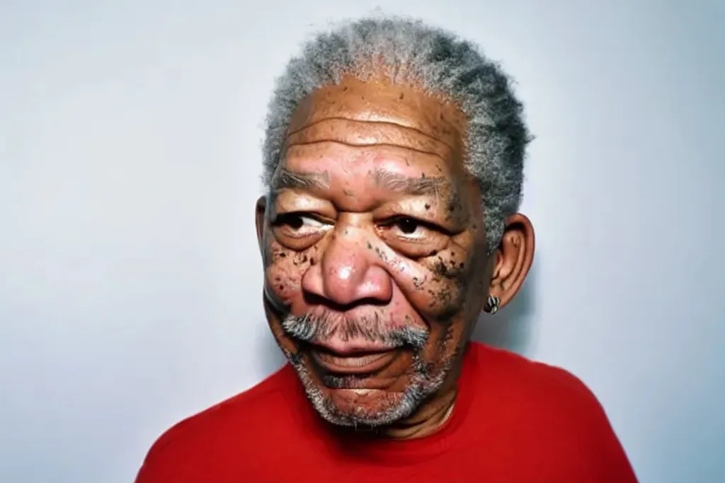 Prompt: Morgan Freeman crying, 4K, 8K, High resolution