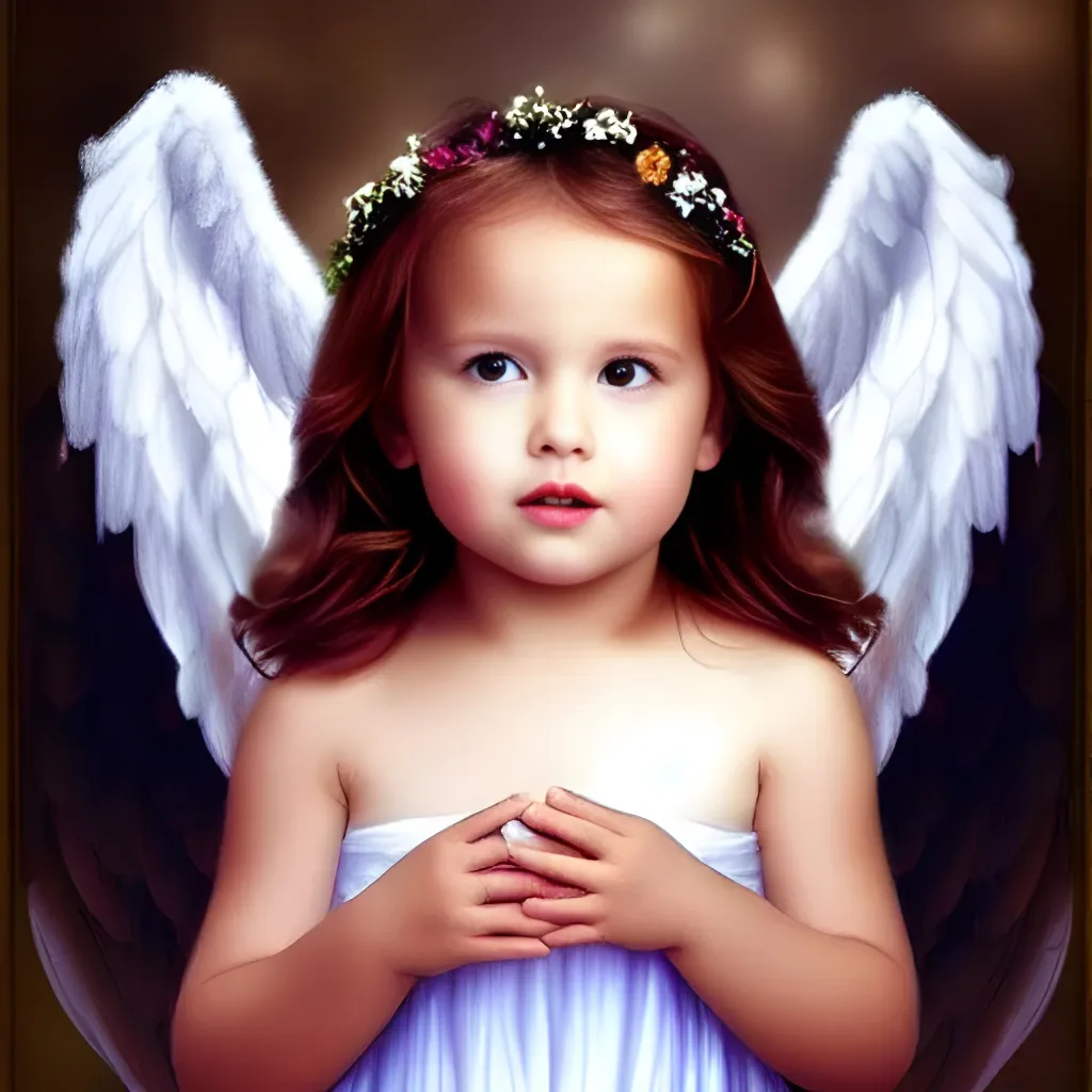 Prompt: beautifull angel potrait
