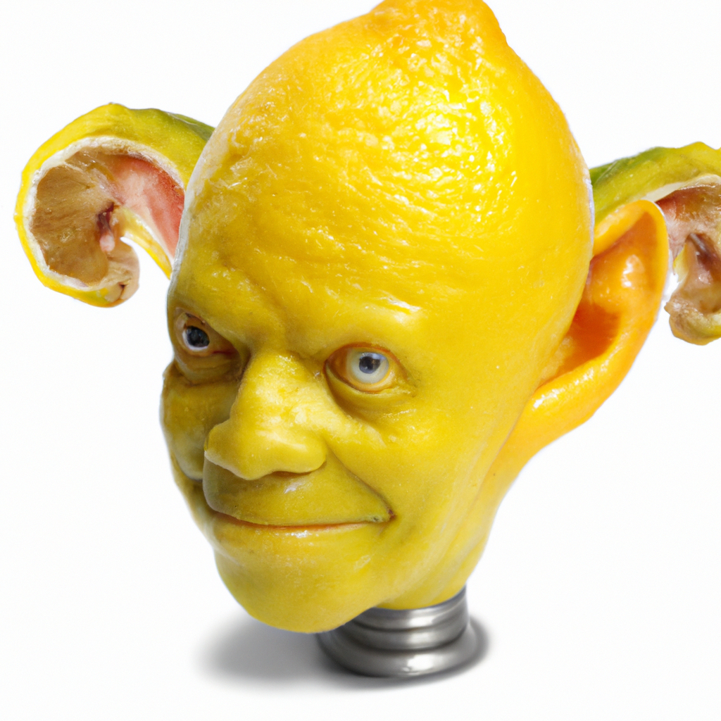Photo realistic lemon Frankenstein's Monster, normal... OpenArt