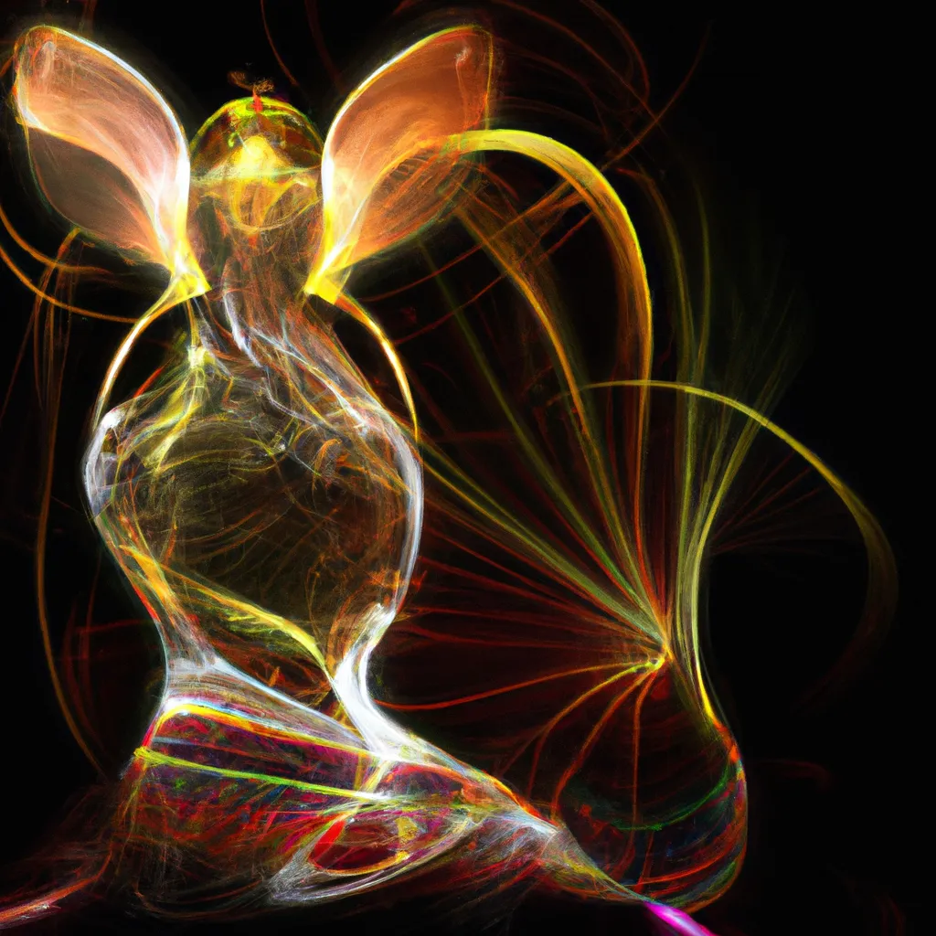 Prompt: Curvaceous Light beings | a cute furry girl  as light bending cute angel covered in halogenic streaks of light in the style of Hieronymous Bosch, Bruce Pennington, Dali, Munch, Escher, Klarwein, Yamamoto, Hattori, Leyendecker, Mullins, Magritte, Giger| bioluminescent opalescent iridescent mermaid  | dark background | ultra sharp focus | 3d octane render artstation trending 8k unreal engine | Avatar movie| Disney Pixar Dreamworks 