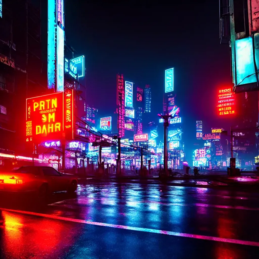 Prompt: a grungy and dirty cyberpunk city while raining, neon lights, cinematic lighting, establishing shot, extremely high detail, photo realistic, cinematic lighting, highly detailed, hyper realistic, dark atmosphere, unreal engine, 4k, 8k, realistic, attention to detail, high quality, lifelike render