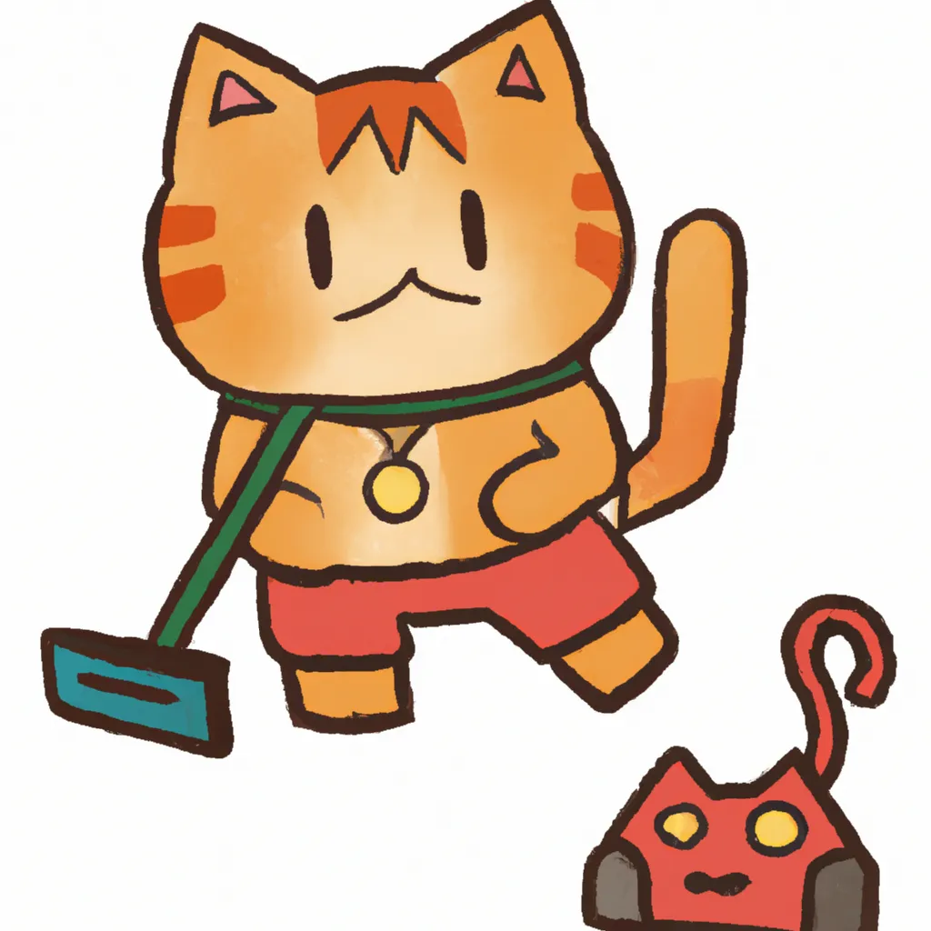 Prompt: an animal crossing villager which is an orange cat