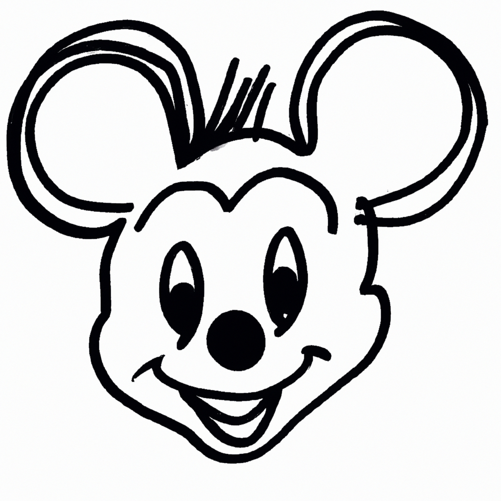 Mickey Mouse Head Large Embroidered Applique Iron On Patch – Patch  Collection