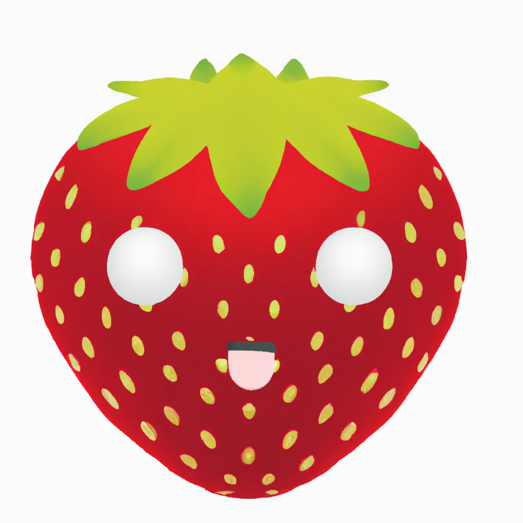 Prompt: emoji of the Strawberry 
