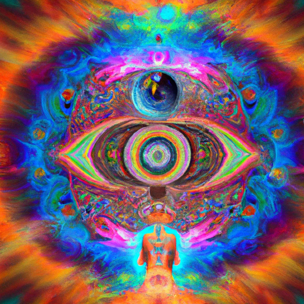 Prompt: dmt, trippy, spirit world