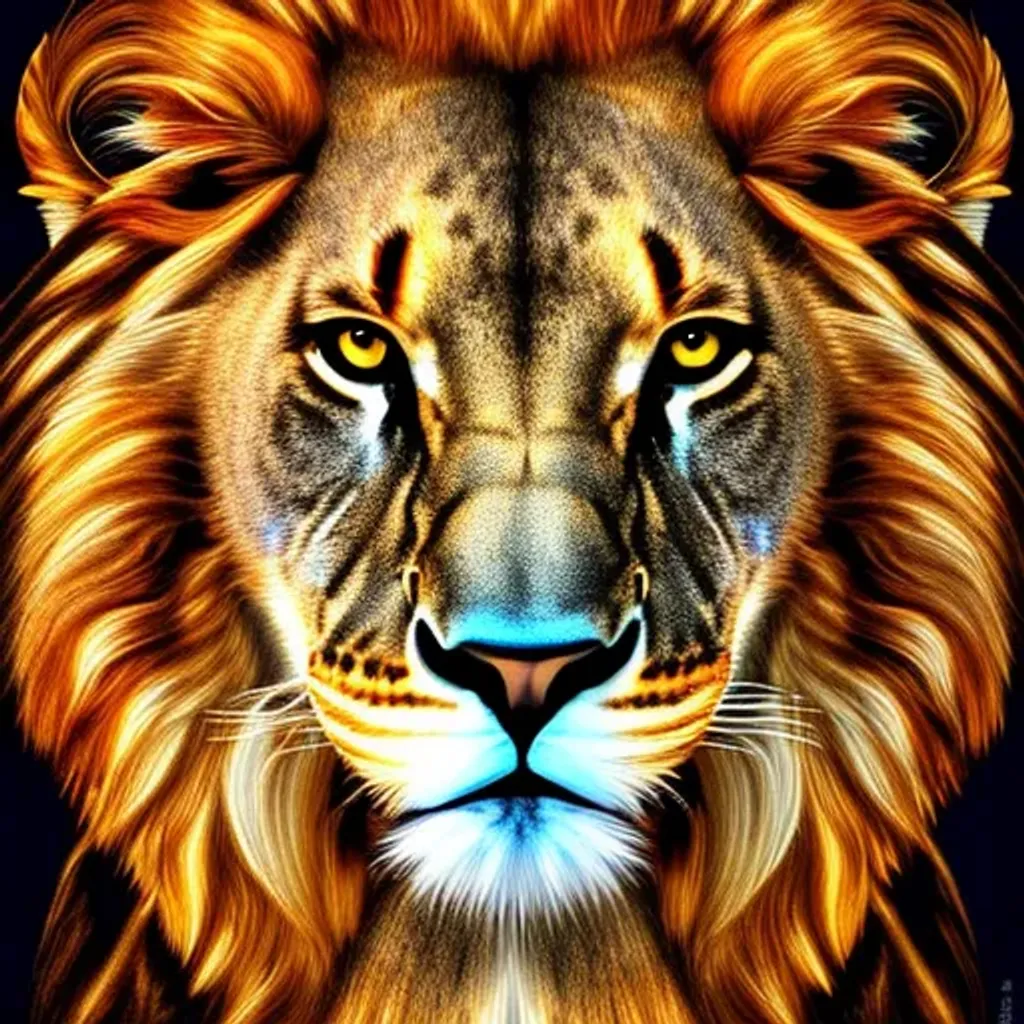 Prompt: realism, goddess of lions portrait, medium long shot, perfect fractal fur details, elegant piezoluminescence cat eyes, intricate gem details, photorealism, trending on artstation, sharp focus, studio photo, intricate details, highly detailed, designed by artificial catelligence aka CAT AI
