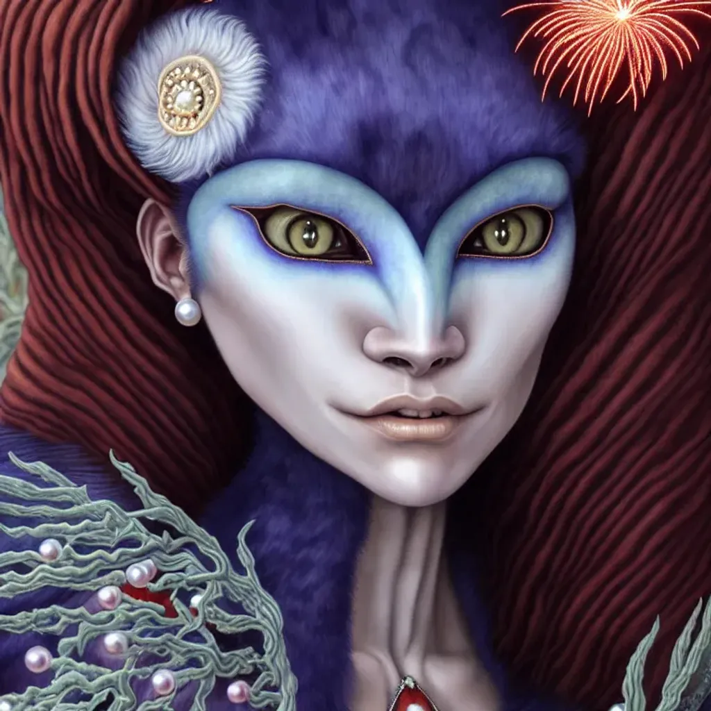 humanoid lady fursona, Felinoid, by Amanda Sage, rya... | OpenArt