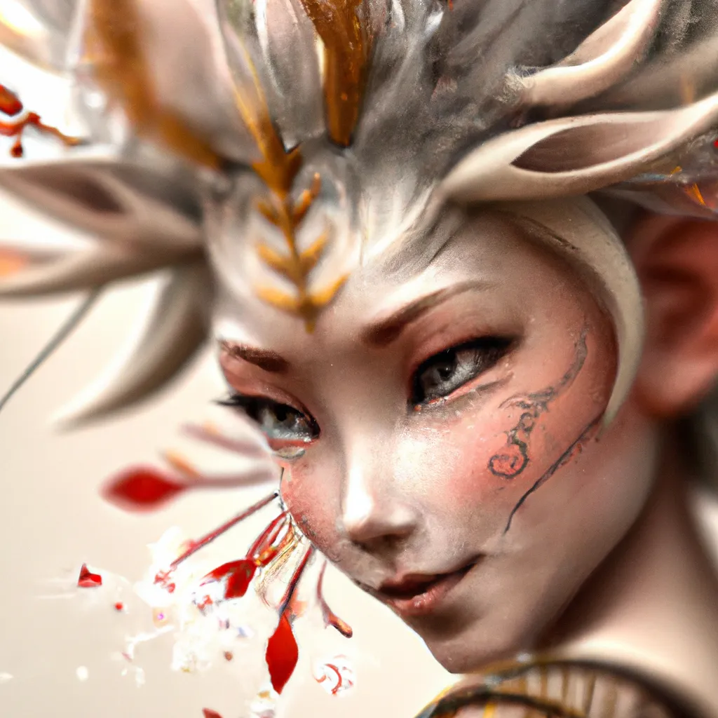 Prompt: high intricate porcelain baroque stunning curvaceous partygirl, face of Mini Diva, highly detailed, digital painting, artstation, concept art, smooth, sharp focus, illustration, Unreal Engine 5, 8K, art by artgerm and greg rutkowski and alphonse mucha, bloomed