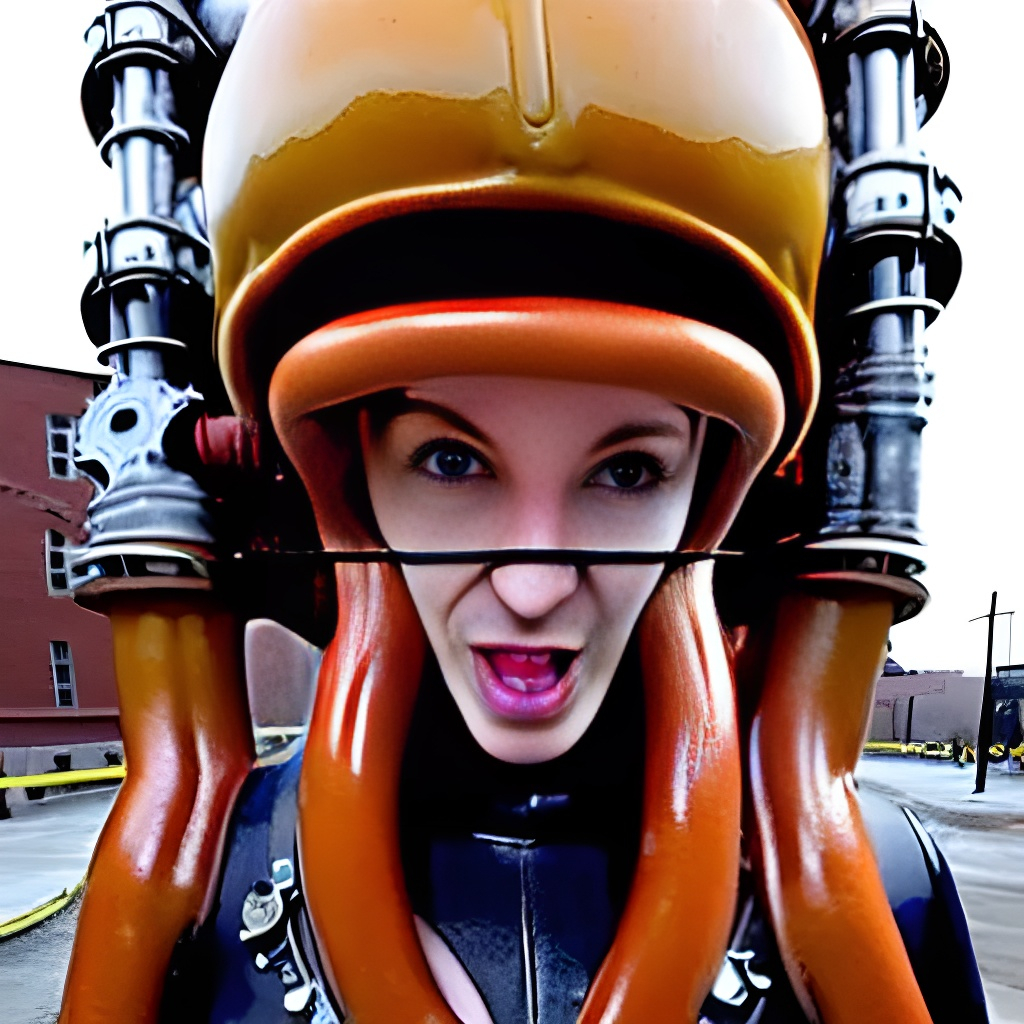 A giant gelatinous fungus grows in an enormous steam... OpenArt