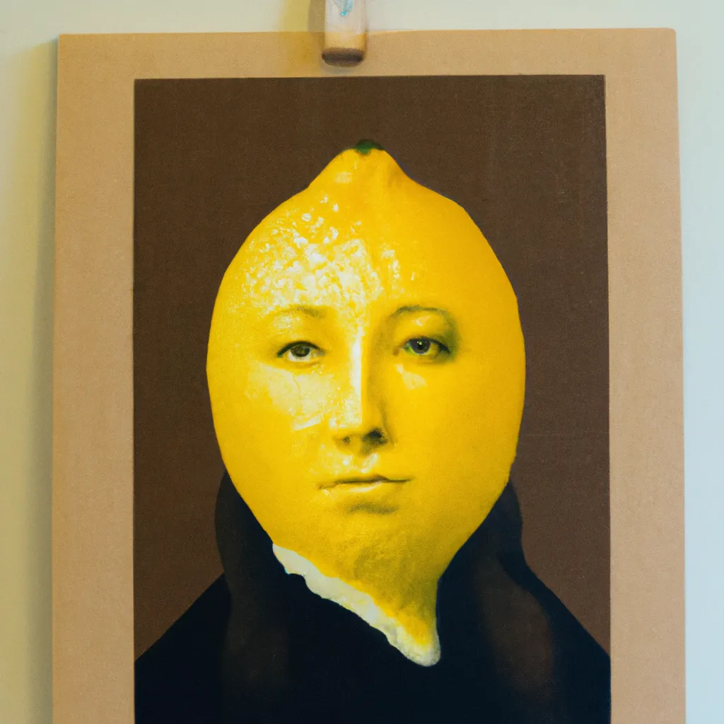 Mona Lisa as a Lemon | OpenArt