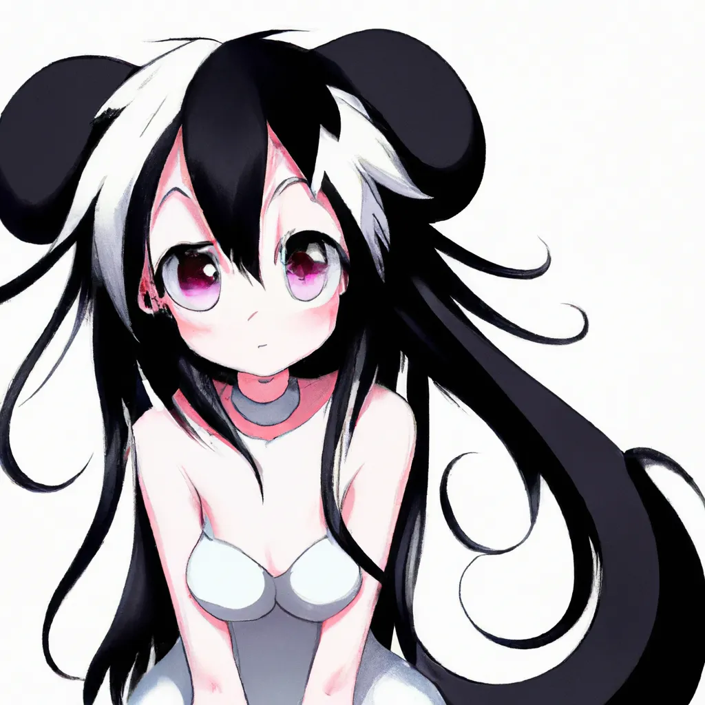 Prompt: anime girl, medium length black and white hair, skunk ears, fluffy! skunk tail, cute, kawaii, sweet, 2010s anime, anime key visual, official kyoto animation, hololive, ironmouse, gawr gura, character art, high quality, full color, bright, saturated, trending, skunk girl, anime, popular, detailed anime eyes, adorable, soft style, character sheet, concept art
























