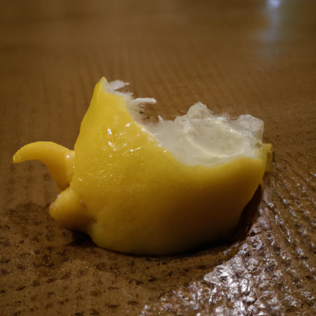 Prompt: A lemon eats lemon and dies