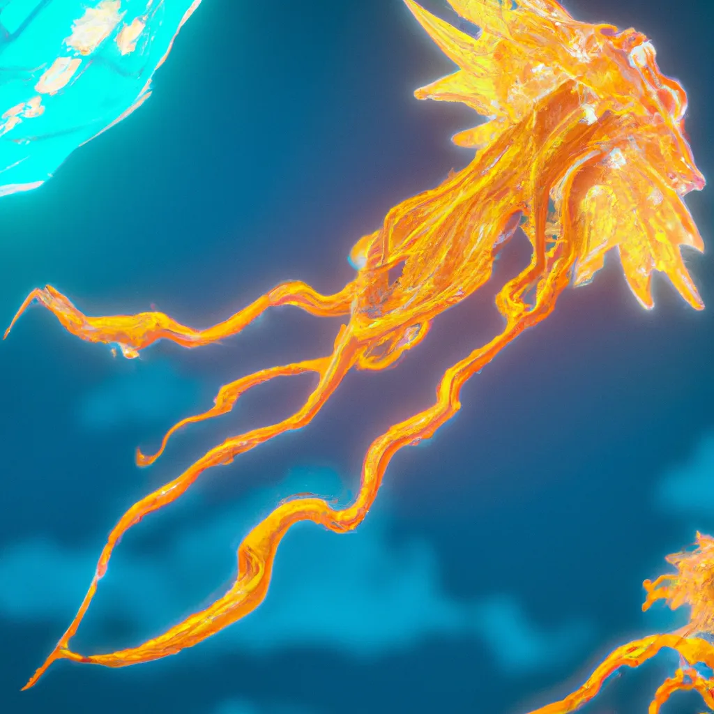 Prompt: A Jellyfish dragon on a skyland, cosmic sky, cinematic, extremely detailed, smooth, cute 4d rendered, trending in artstation