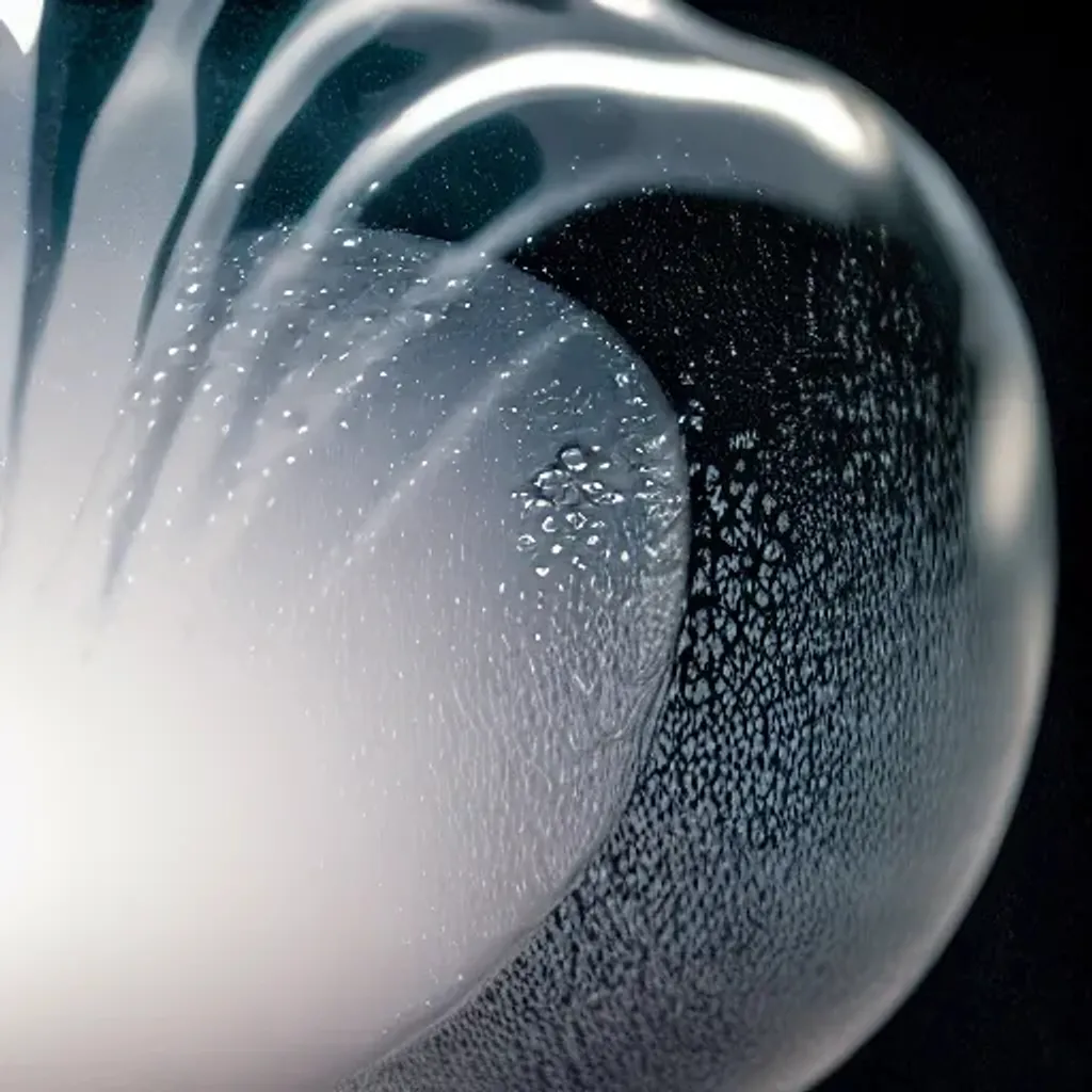 Prompt: A Photorealistic hyperrealistic close up high speed render of a  water balloon exploding , splashing water hugs around the balloon like a beautiful fine body with beautiful smooth curves, dark background, beautiful highly detailed droplets, reflections and refractions, dark studio backdrop, Beautiful studio lighting, Nikon Z7, ISO 400, Sigma 85mm f4.5 DG DN, aperture f/11, exposure 1/2000, studio lights, centered, high speed camera, studio lighting, crisp sharp focus, isolated background 