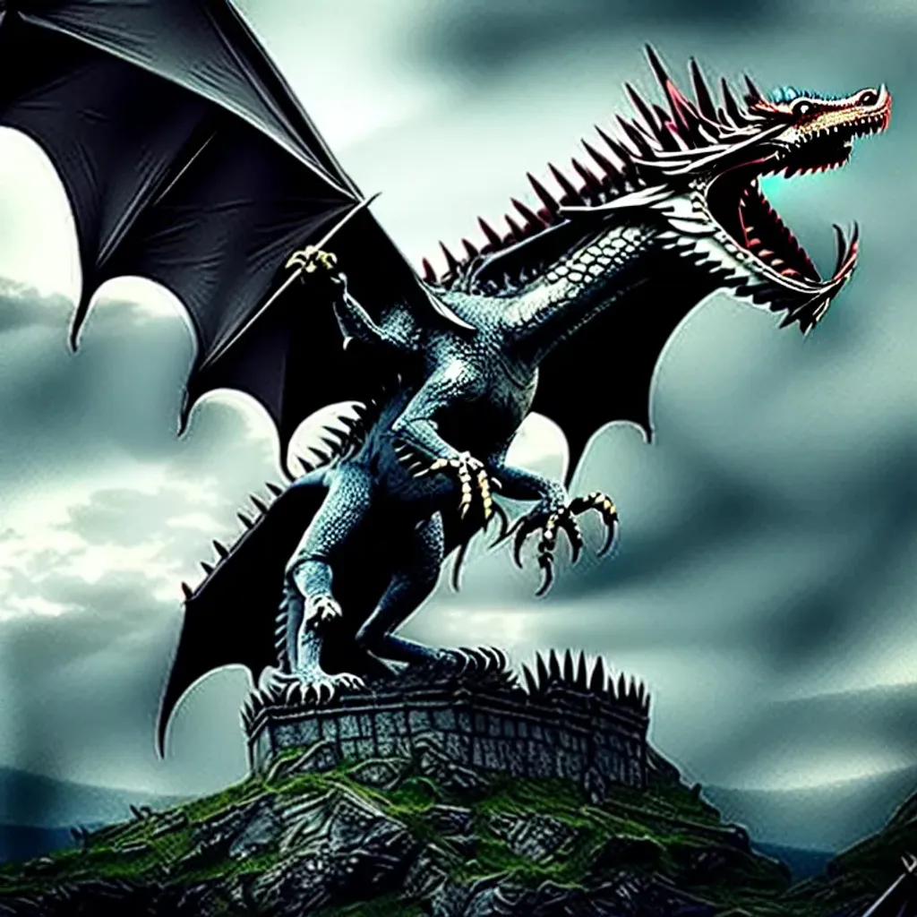 Prompt: game of thrones Dragon