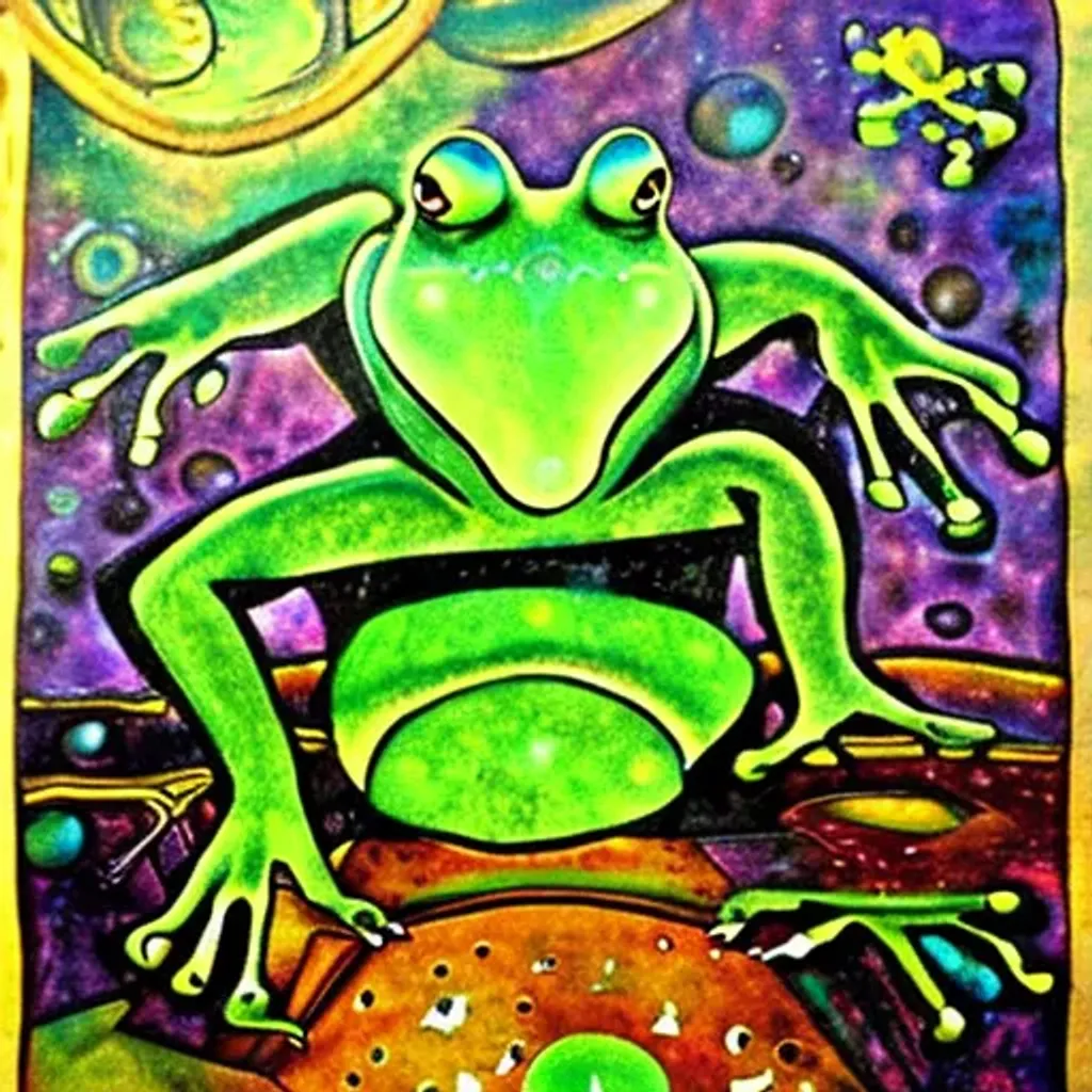 The Frog of Unholy Power, Astrology, Clout, Digging... | OpenArt