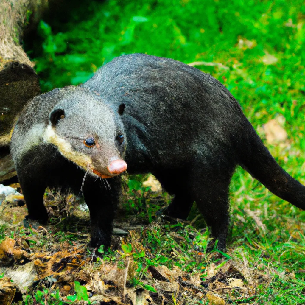 Prompt: opossum otter hybrid