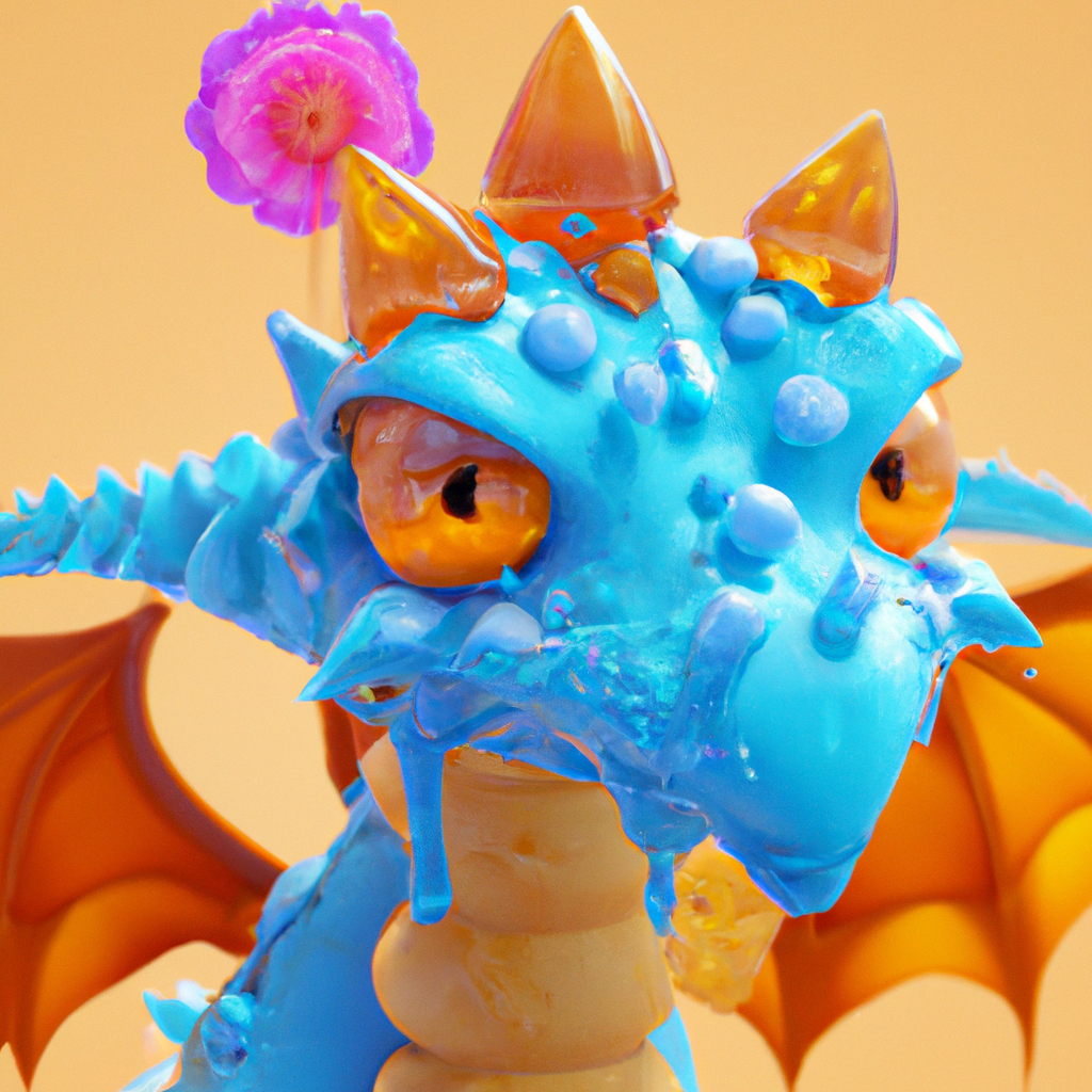 Portrait of Candy Dragon, cute 4d rendered, sharp fo... | OpenArt