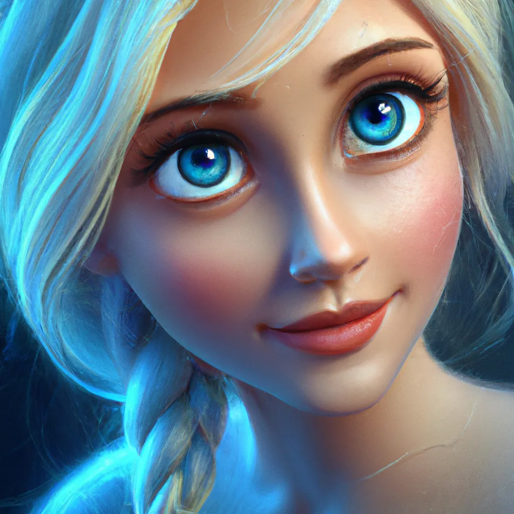 Prompt: Disney Pixar Elsa portrait, blonde hair, blue eyes, photorealistic, perfect composition, beautifully detailed intricate insanely detailed octane render trending on artstation, 8 k artistic photography, photorealistic concept art, soft natural volumetric cinematic perfect light, chiaroscuro, award - winning photograph, masterpiece, oil on canvas, raphael, caravaggio, greg rutkowski, beeple, beksinski, giger, moody lighting, 8 k resolution, octane render, trending on artstation, by h. r. giger and greg rutkowski, haze, ultra-detailed, film photography, light leaks, Larry Bud Melman, trending on artstation, sharp focus, studio photo, intricate details, highly detailed, by greg rutkowski, Nikon D3100 | ISO 450 | focal length 50 mm (Sigma 50mm f1.5) | aperture f/4 | exposure time 1/250 Sec (DRI)