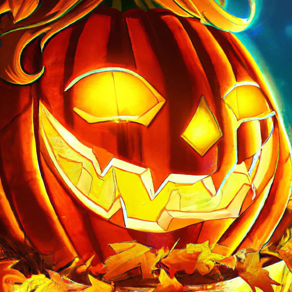 Prompt: A hyperdetailed photo of beautiful and clean Jack O' Lantern in the style of Ghibli Studio and Ufotable and Kyoto Animation and A-1 Pictures and Kadokawa and Aniplex and Charlie Bowater and Atey Ghailan, colorful anime art without text, vibrant and vivid and saturated colors creating lush and detailed worlds with beautiful art trending on ArtStation 16k PBR HQ hyperrealist 