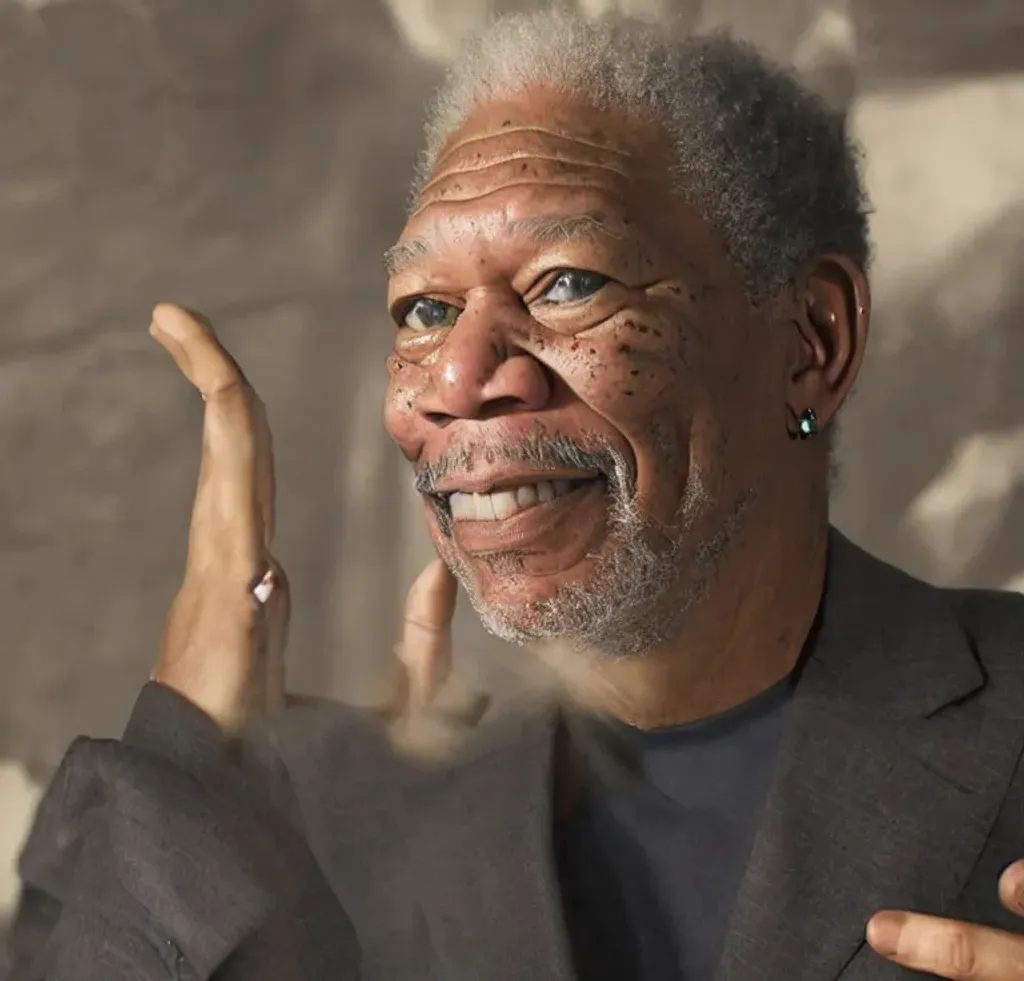 Prompt: Morgan Freeman, 4K, 8K, High Resolution