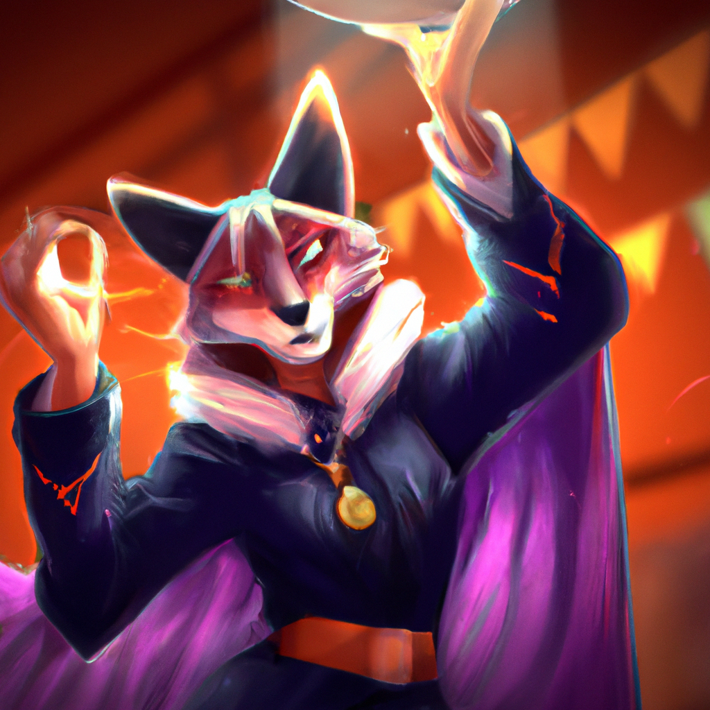 A Humanoid Fox Dressed As Witch Doing Doctor Strang Openart 4356