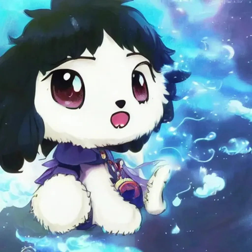 Prompt: cute anime character, soft, shy, short boyish hair, wavy black fluffy hair, big amber eyes, detailed eyes, dog collar, cute!!, kawaii, kyoto animation, free anime, anime, animated, character design, character concept, trending online, 2010s anime, key visual, saturated, high quality, 8k, by Ryota, Rimmu, Ayumi, Kantoku, fantasy outfit