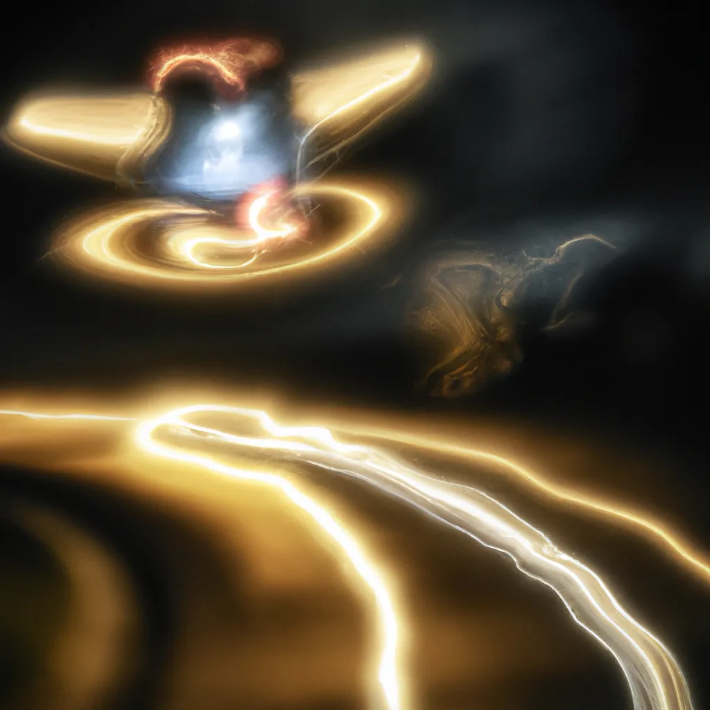 Prompt: Curvaceous Light beings | mystical airplane on a winding road as a light bending cute angel covered in streaks of halogen light in the style of Hieronymous Bosch, Bruce Pennington, Dali, Munch, Escher, Klarwein, Yamamoto, Hattori, Leyendecker, Mullins, Magritte, Giger | muted desaturated tones | Motion blur | ultra sharp focus | 3d octane render artstation trending 8k unreal engine | winding deserted road | Disney Pixar Dreamworks 